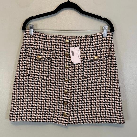 Intermix Outfit 2Piece Set Kiki Tweed Jacket XL & Coco Mini Button Mini Skirt 10 - Picture 10 of 16